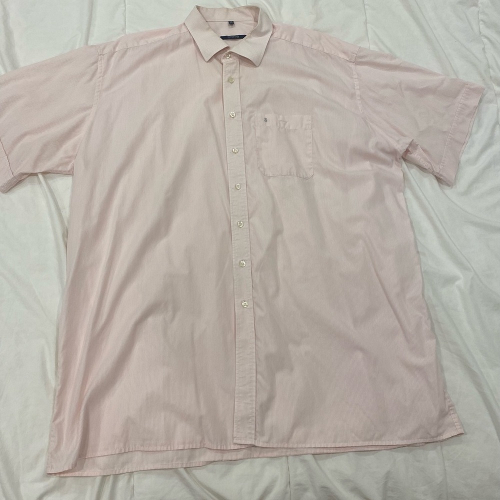 Eterna Excellent Short Sleeve Dress Shirt- Size 4XL
